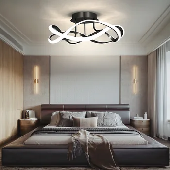 Современные светодиодные потолочные светильники для гостиной, столовой, коридора, спальни, Потолочные люстры в виде птичьей клетки, светильник для домашнего декора в помещении