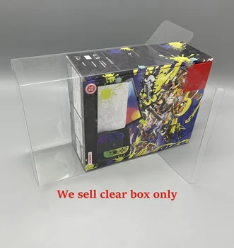 Прозрачная коробка для переключателя NS OLED Splatoon3 Защитная крышка для хранения Дисплей ПЭТ пластиковая коробка