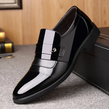 Обувь, мужская дышащая деловая вечерняя одежда, обувь с низким берцем, свадебные туфли для мужчин