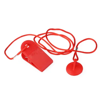 Сменный магнитный ключ безопасности для беговой дорожки диаметром 23 см (красный)