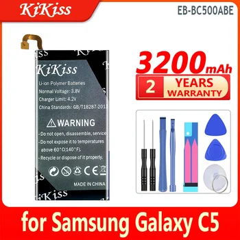 Аккумулятор KiKiss EB-BC500ABE EBBC500ABE 3200 мАч для Samsung Galaxy C5 SM-C5000 Высокой емкости Bateria