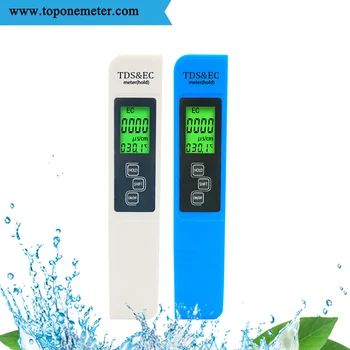 Цифровой тестер качества воды TDS EC Диапазон измерения 0-9990 Многофункциональный измеритель температуры чистоты воды, Аквариумный тестер температуры PPM