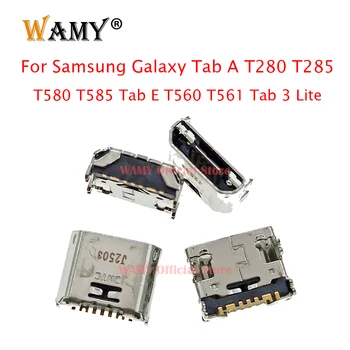 5-100шт USB Док-станция Для Зарядки Порты и Разъемы Зарядное Устройство Разъем Для Samsung Galaxy Tab A T280 T285 T580 T585 Tab E T560 T561 Tab 3 Lite T111