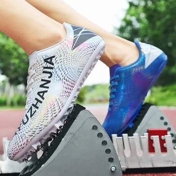 Обувь для легкой атлетики, мужские и женские Кроссовки с шипами, Кроссовки для легкой атлетики, Кроссовки для спринта, кроссовки для прыжков, спортивные Тренировочные кроссовки