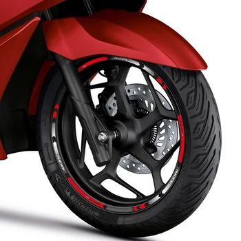 Для Honda PCX160 pcx 160 2021 мотоциклетная шина водонепроницаемое колесо наклейка с логотипом на ободе индивидуальный костюм в светоотражающую полоску
