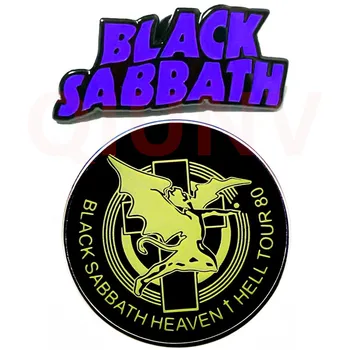 Броши Black Sabbath 666 Henry Tour, Эмалированная Булавка, Брошь, Значок, Булавки для лацканов, Украшения для куртки из твердого металлического сплава, ювелирные изделия