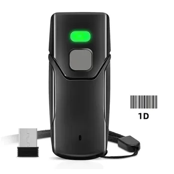 JOOYTEC Mini 1D Bluetooth сканер штрих-кода USB Беспроводной 2.4G сканирование штрих-кода