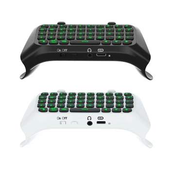 Беспроводная клавиатура, совместимая с Bluetooth, зеленая клавиатура с подсветкой для ps5