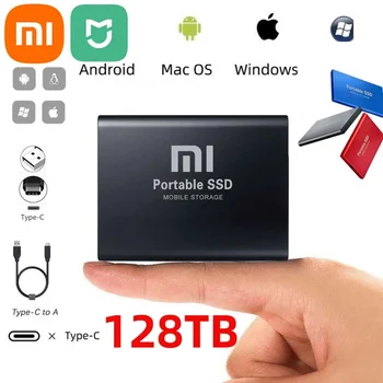 Xiaomi Mijia Новый Портативный 4 ТБ 16 ТБ Внешний Жесткий Диск Type-C USB 3.0 Высокоскоростной 8 ТБ Внешний Накопитель Жесткие Диски Для Ноутбуков