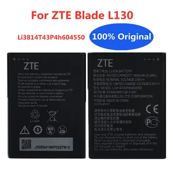 Новый Оригинальный Аккумулятор Мобильного Телефона Li3814T43P4h604550 Для смартфона ZTE Blade L130 Сменный Аккумулятор Подлинный Литий-ионный Batteria