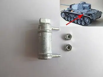 Mato 1/16 Немецкий радиоуправляемый танк Panzer III Металлический Огнетушитель MT092 TH00784