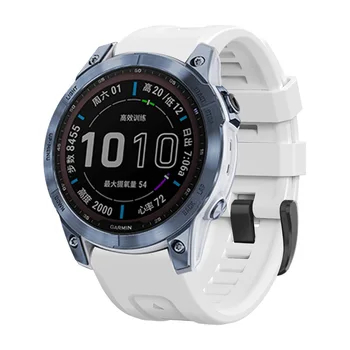 QuickFit 20мм 22мм 26мм Ремешок Для Garmin Fenix 7X7 Solar /6X6 Pro 5 5X Plus 3 3HR/Epix Smartwatch Ремешок Для Часов Силиконовый Браслет