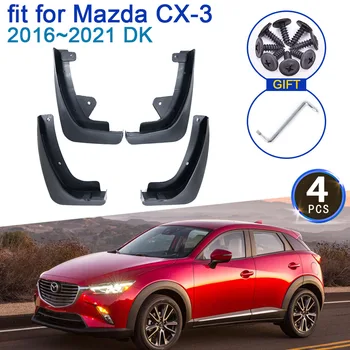 4x для Mazda CX3 CX-3 CX 3 2016 2017 2018 2019 2020 2021 DK Брызговики, Брызговики, Крыло, Новая Защита, Аксессуары Для Стайлинга автомобилей