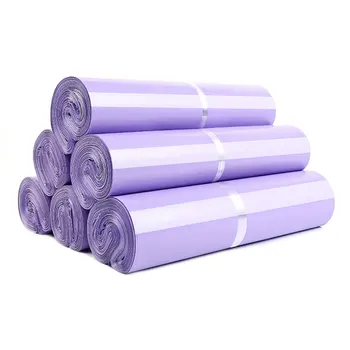 Фиолетовая утолщенная упаковочная сумка для поли-водонепроницаемой одежды Экспресс-рассылки, почтовый мешочек, самоклеящийся пластиковый конверт, курьерские сумки
