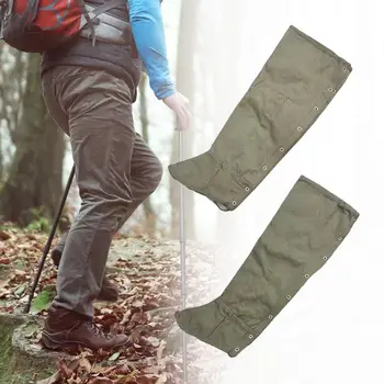 Защита для ног, регулируемые брезентовые леггинсы с защитой от царапин, защитная накладка для ног на открытом воздухе