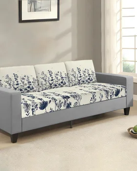 Цветы, листва, Стрекозы, винтажный чехол для подушки сиденья дивана, защитный чехол для мебели, чехлы для диванов, съемный чехол для чехла