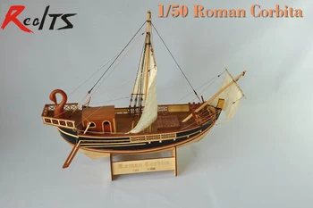 Классическая модель торгового судна Римской империи в масштабе 1/50 Римская торговая лодка Corbita древний Рим грузовое судно SC MODEL