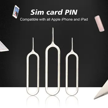 PIN-код sim-карты Инструмент для извлечения pin-кода лотка для sim-карты для большинства смартфонов Инструмент для зачистки карт Инструмент для удаления pin-кода Инструмент для телефона Металлический штырь