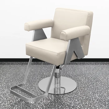 Портативное парикмахерское кресло для парикмахерской, роскошное винтажное парикмахерское кресло для салона красоты, поворотный дизайн, мебель для салона Silla De Barbero