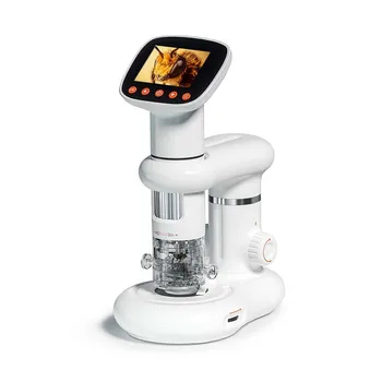 2-дюймовый портативный видеомикроскоп 1080P HD, 1000-кратная детская биологическая наблюдательная лупа для электронной пайки печатных плат, обнаружения монет