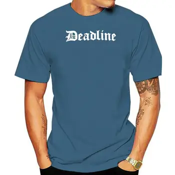 Мужская темно-синяя футболка Deadline со старыми английскими буквами D NWT