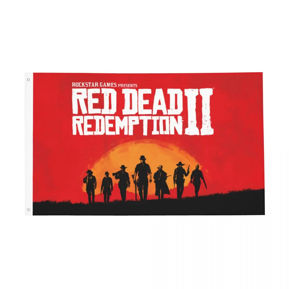 Red Dead Redemption 2 RDR2 Флаг Крытый Открытый Баннер Полиэстер ковбойское украшение Запада США Яркий Цвет 60x90 90x150 см Флаги
