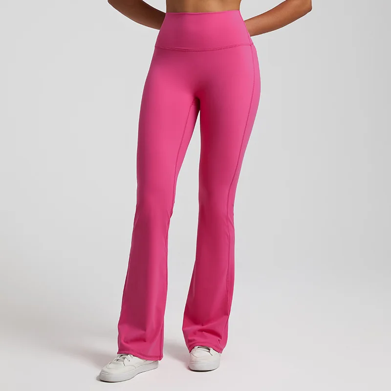Однотонные 25-дюймовые женские спортивные брюки для фитнеса, Леггинсы для йоги с высокой талией, Леггинсы для тренировок на живот, Мягкие