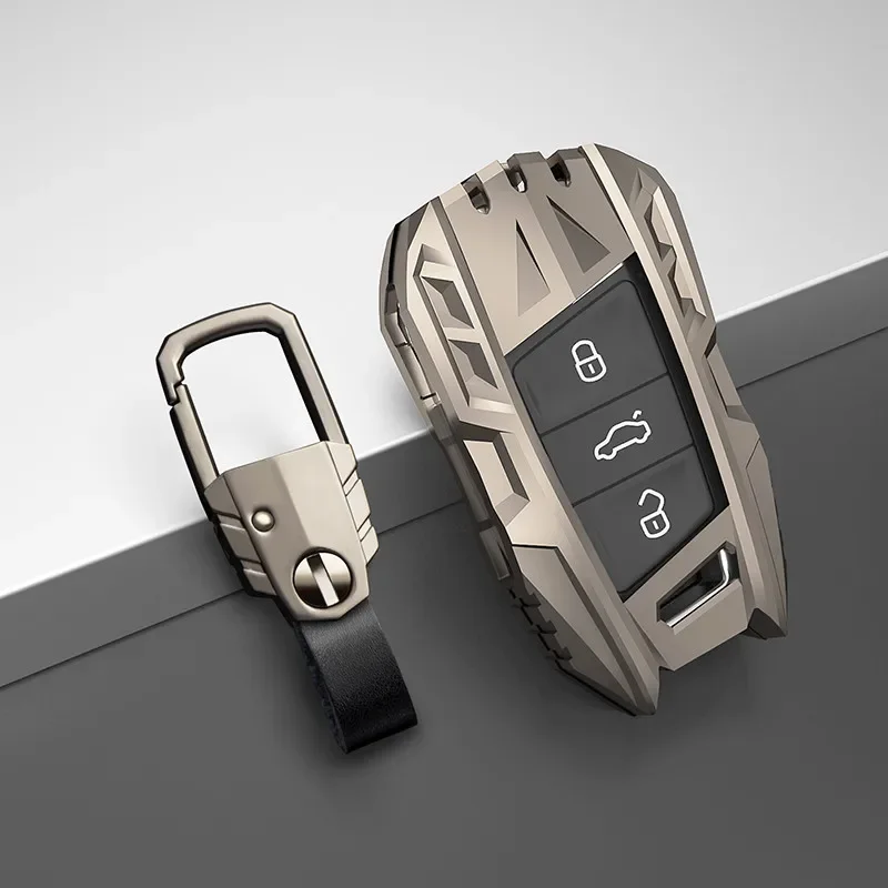 Чехол для ключей автомобиля Volkswagen VW Tiguan MK2 Magotan Passat B8 CC Для Skoda Superb A7 17 2018 2019 2020 чехол для ключей брелки
